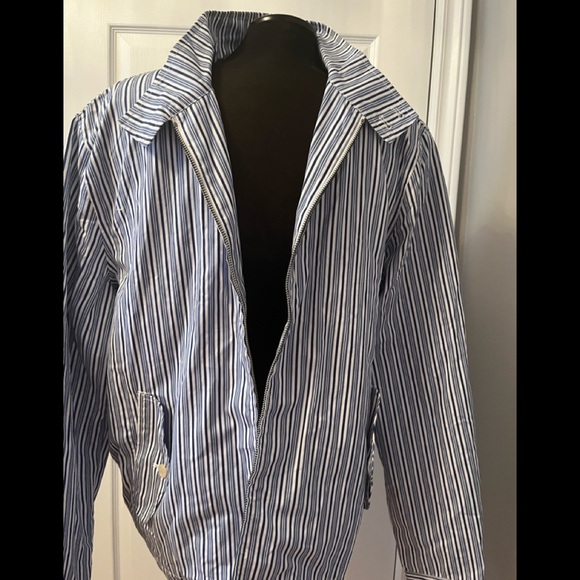 Polo Ralph Lauren Golf  Blue striped & chambray jacket men’s large - Picture 4 of 6